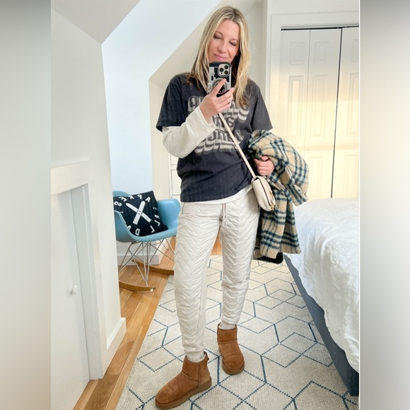 NWT Athleta Apres Ski Down Jogger Abalone Size 6 - Picture 4 of 14